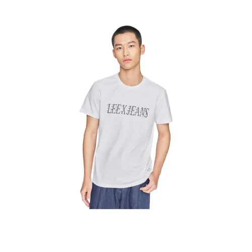 Lee совместный бренд модель Белый Мужская T-рубашка