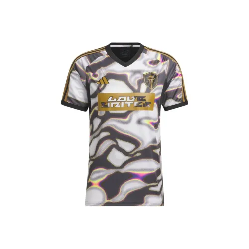 Adidas T-Shirt Мужская Черная Смешанная Цветовая