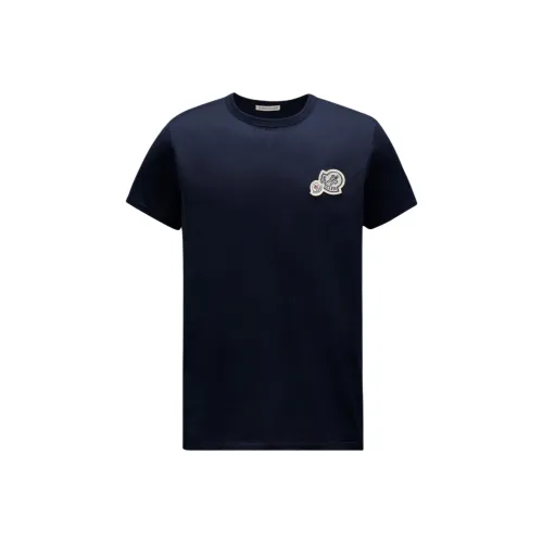 MONCLER T Рубашка Мужская Темно-синяя