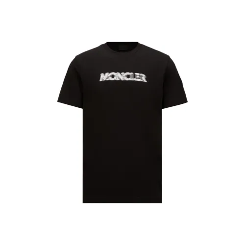 MONCLER Мужские черные T-рубашки