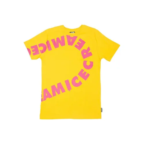 Мороженое Желтое Мужское Т-Рубашки