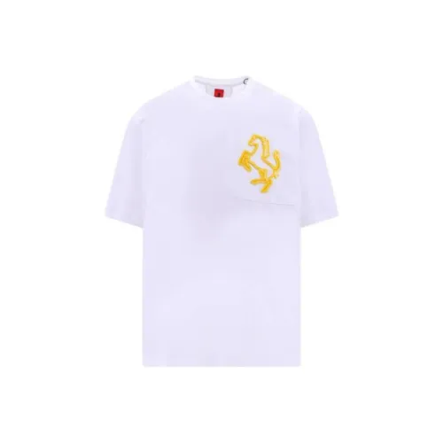 Ferrari White Men's T-Shirts Феррари Белые Мужские Футболки