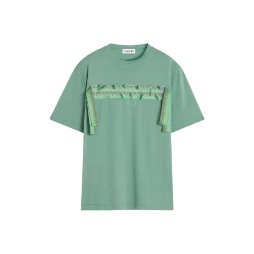 Lanvin Зеленые Мужские T-рубашки