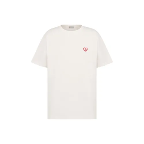 DIOR Белая Мужская T-Рубашка