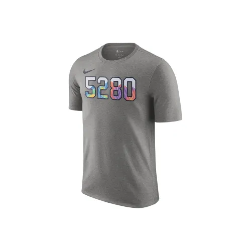 Nike x NBA Denver Nuggets FW24 Essential Urban Edition T-Shirt Мужской Темно-серый Смешанный Цвет