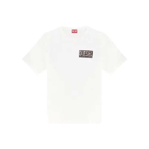 DIESEL Белая Мужская T-Рубашка