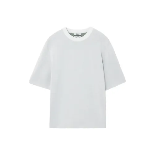 COS Белая Мужская T-Рубашка