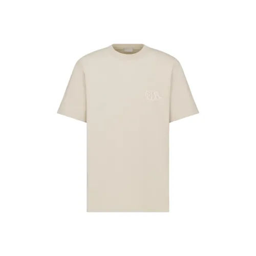 DIOR Бежевый Мужской T-Рубашки