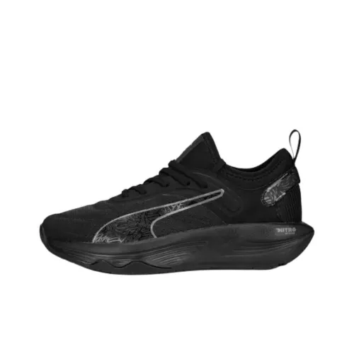 PUMA PWR XX NITRO Амортизация Поддержка Низкий Топ Тренировочные Кроссовки Женские Черные