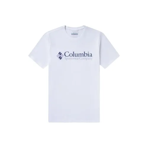 Columbia совместная белая мужская футболка T
