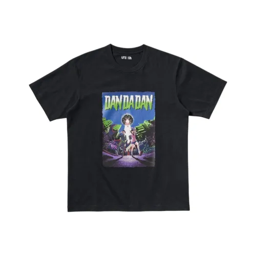 UNIQLO Dan Коллаборация T-рубашка унисекс черная