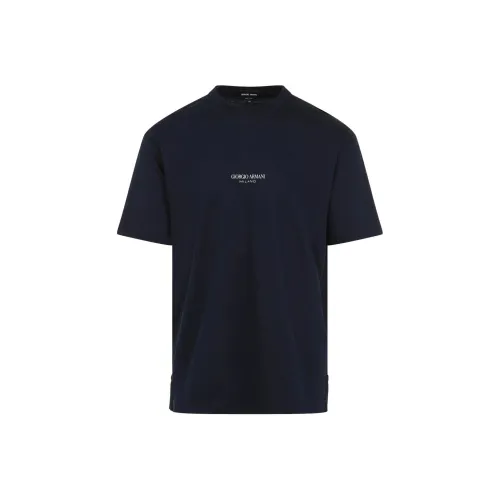 AMANI T Рубашка Мужская Морской Синий