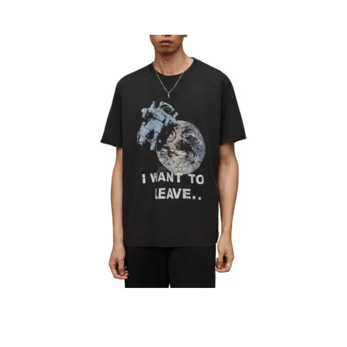 ALLSAINTS Мужские черные футболки