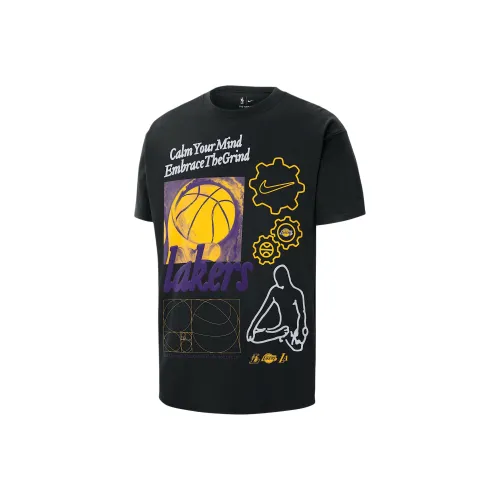 Nike x NBA Los Angeles Lakers Max90 T-Shirt Мужской Черный