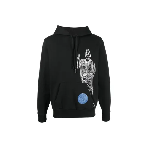 MARCELO BURLON Черные Мужские Свитшоты