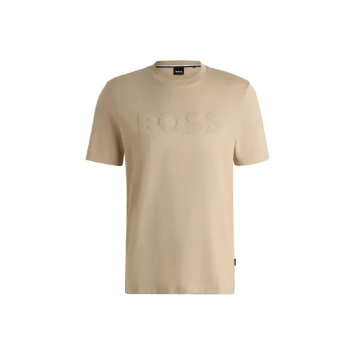 Hugo Boss T-Shirt Мужской Светлый Бежевый