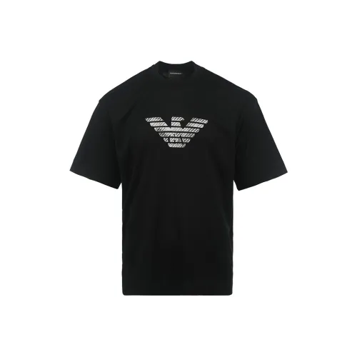 EMPORIO ARMANI SS25 T-Shirt Мужской Черный