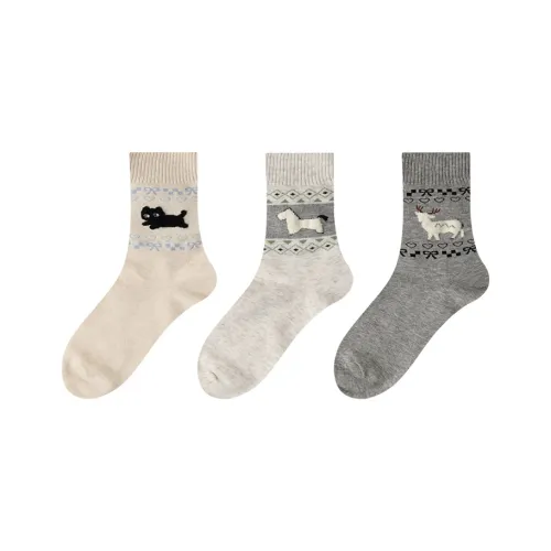 MIIOW Носки Crew Женские упаковка из 3 пар