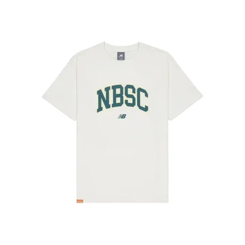 New Balance совместная белая мужская футболка T