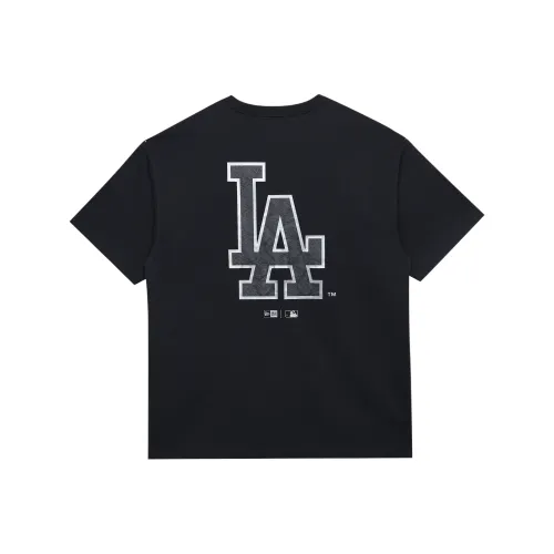 New Era Короткий рукав T-рубашки Унисекс Черный