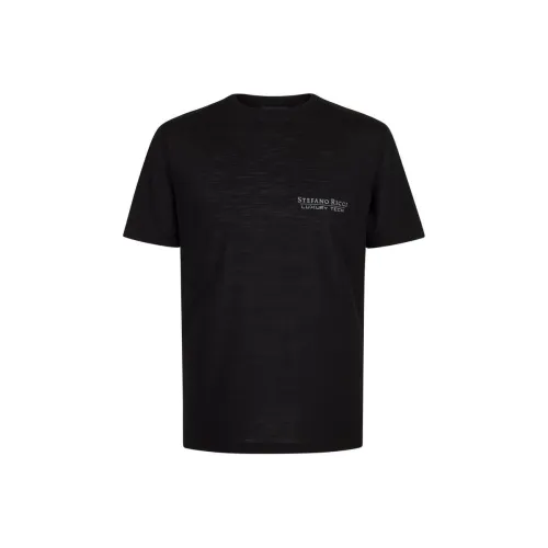 STEFANO RICCI Рубашка Мужская Черная