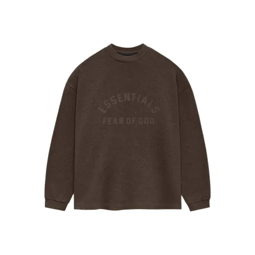 Fear of God Essentials 2024 Summer Collection Орехово-коричневый Унисекс Т-рубашки