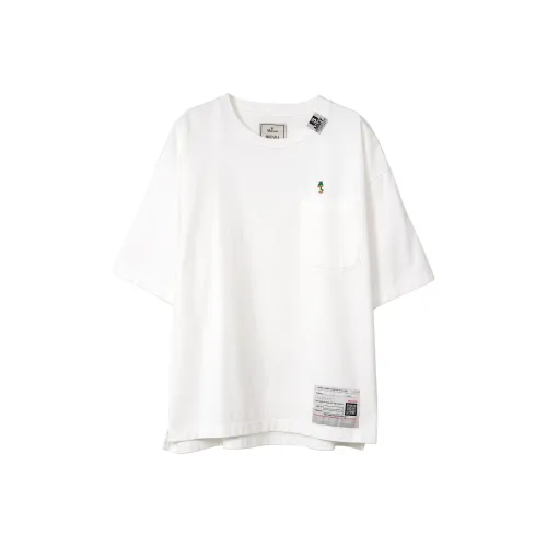Maison Mihara Yasuhiro Белая Мужская T-Рубашка