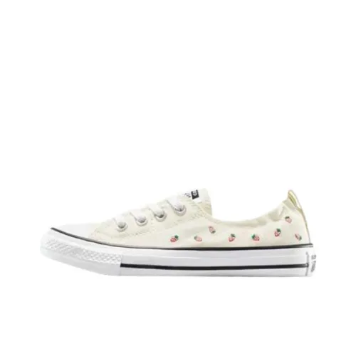 Converse Chuck Taylor All Star Устойчивые к истиранию амортизаторы Низкие кеды Женские Белые