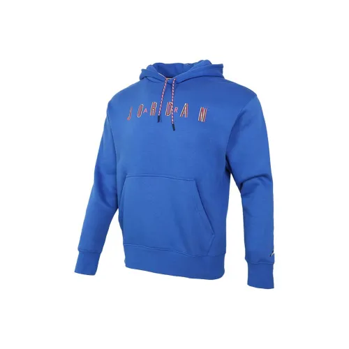 JORDAN Royal Blue Men's Sweatshirts Джордан Королевский Синий Мужские Свитшоты