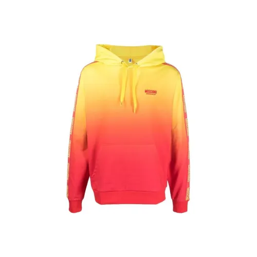 MOSCHINO Желтые Мужские Свитшоты