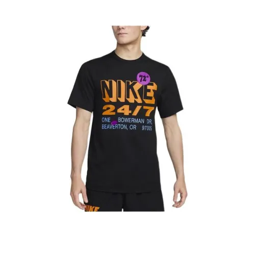 Nike Мужские черные футболки