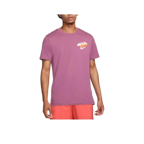 nike T-Shirt Мужской Светлый Бордовый