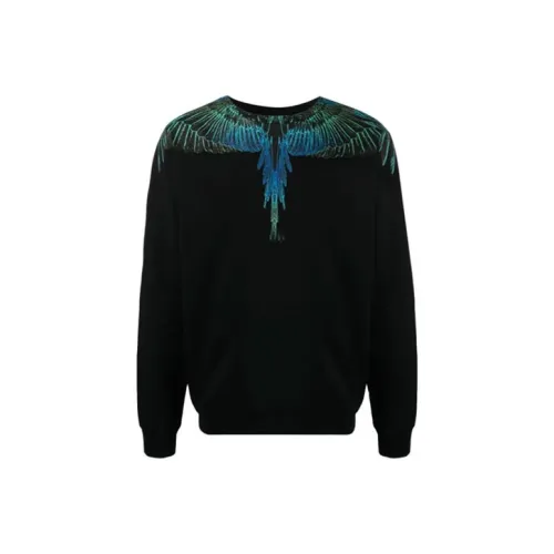Marcelo Burlon Черные Мужские Свитшоты