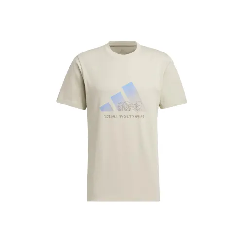 Adidas T-Shirt Unisex Light Gray