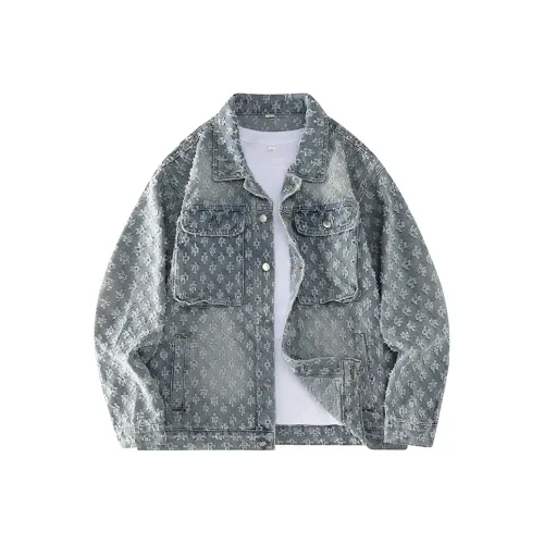 JIKENDI Светло-синие унисекс куртки