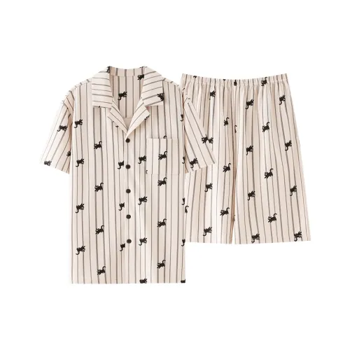 Pretty Lady Пижамный комплект Мужской Ecru Полосы