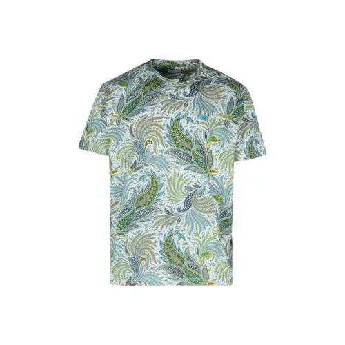 ETRO Многоцветные Мужские T-рубашки