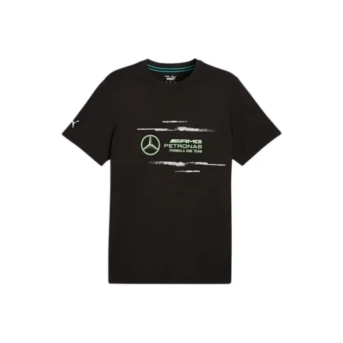 PUMA Mercedes AMG Petronas F1 SS24 T Рубашка Мужская Черная