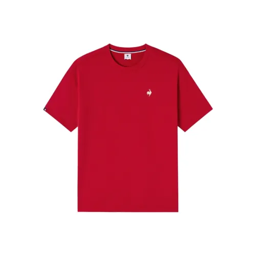 Le Coq Sportif T-Shirt Унисекс Французский Красный