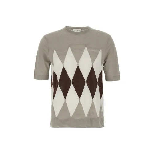 BALLANTYNE Серый Мужской T-Рубашки