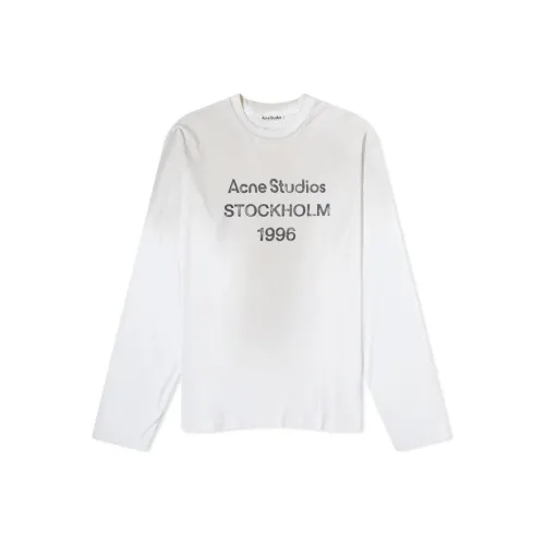 Acne Studios T-Shirt Унисекс Серый Белый