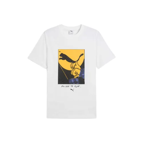 PUMA Белая Мужская Футболка