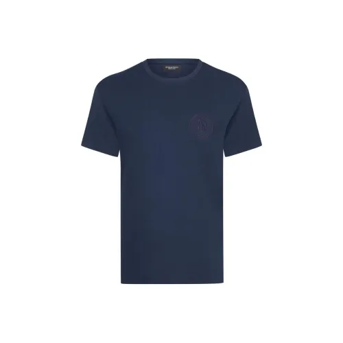 STEFANO RICCI Рубашка Мужская Морской Синий