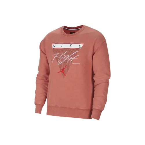 Jordan Flight Фитнес Красный Мужской Свитшот