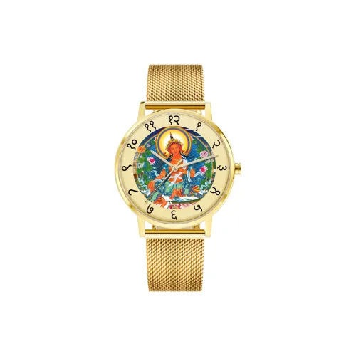 Rotty Scander Кварцевый механизм ремешок из нержавеющей стали унисекс золотой циферблат