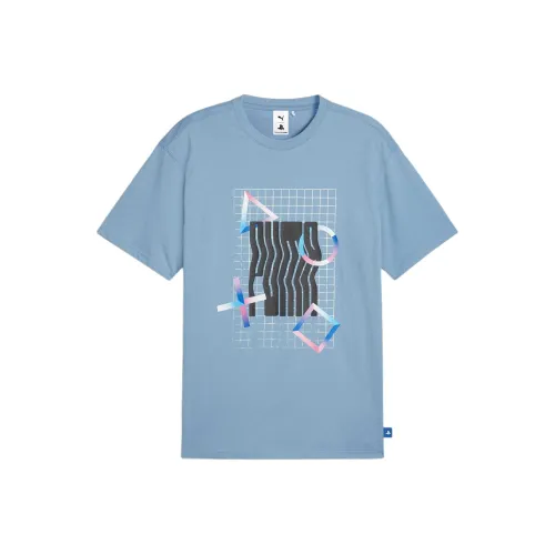 PUMA X PLAYSTATION SS24 T Рубашка Мужская Zen Синий