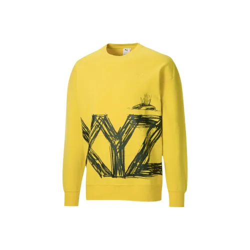 PUMA MICHAEL LAU Желтые Мужские Свитшоты