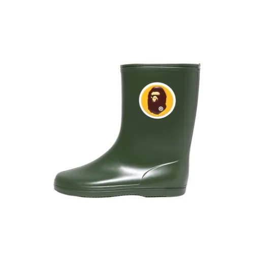 A BATHING APE Противоскользящие устойчивые к истиранию детские ботинки зеленого цвета для детей 3-7 лет