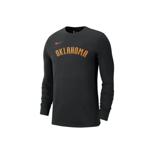 Nike x NBA Oklahoma City Thunder FW24 T-Shirt Мужской Черный