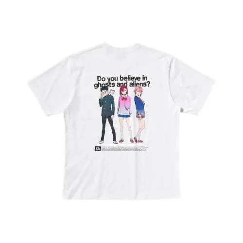 UNIQLO Dan Коллаборация Белый Унисекс T-рубашки